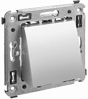 Вывод кабеля без рамки DKC Avanti закаленная сталь картинка